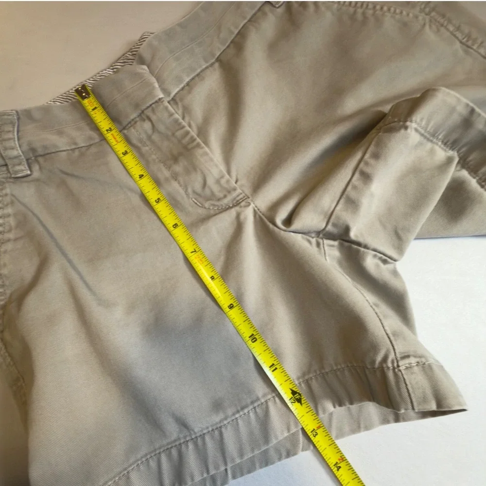 J.Crew Broken-In Chino‎ Shorts Womens 8 Khaki Cotton Mid Rise Casual 4.5